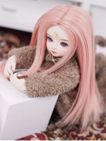 BJD Wig Long Straight High Temperature Hair for YOSD MSD SD Size Ball-jointed Doll