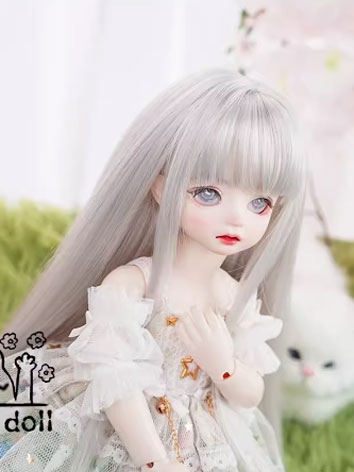 BJD Wig Long Straight Soft Hair for SD YOSD Size Ball-jointed Doll