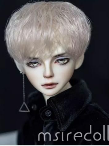 BJD Wig Short Curly Hair for SD MSD YOSD Size Ball-jointed Doll