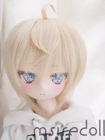 BJD Wig [Zero] Light Gold Style Wig Hair for SD MSD Size Ball-jointed Doll