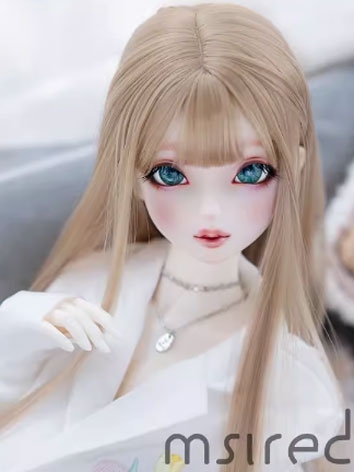 BJD Wig Long Straight Style Wig Hair for SD MSD YOSD Size Ball-jointed Doll