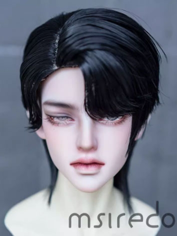 BJD Wig Black Style Wig Hair for SD Size Ball-jointed Doll