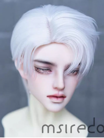 BJD Wig White Style Wig Hair for SD Size Ball-jointed Doll