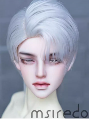 BJD Wig Silver White Style Wig Hair for SD Size Ball-jointed Doll
