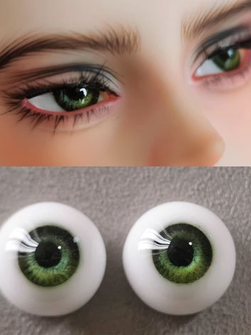 BJD Plaster Green Purple Eyes 12mm 14mm 16mm 18mm Eyeballs for Ball-jointed Doll