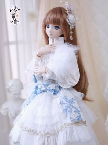 BJD Clothes Chinese Style Cheongsam Suits for DD SD Size Ball-jointed Doll