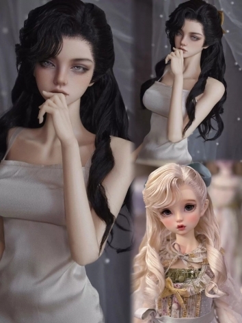 BJD Wig Long Curly Style Wi...