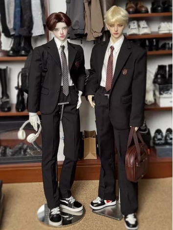 BJD Clothes Suits Top Pants Shirt Tie for ID75/YC76/Loongsoul73/DAD75/POPO68 Size Ball-jointed Doll