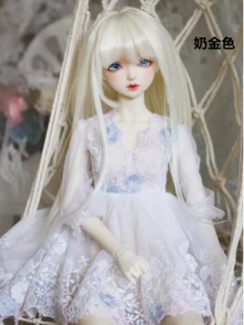 BJD Wig Female Soft Long Wig for SD MSD YOSD Size Ball-jointed Doll