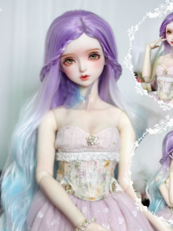 BJD Wig Female Mermaid Braid Long Wig for SD MSD YOSD Size Ball-jointed Doll