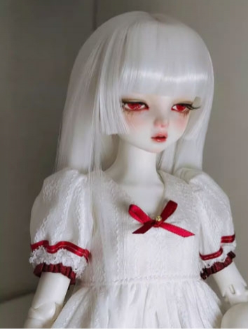 BJD Wig Female Long Straight Wig for SD MSD YOSD Size Ball-jointed Doll