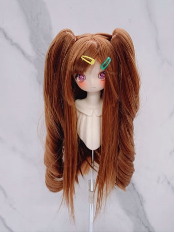 BJD Wig Female Clip Long Wig for SD MSD YOSD Size Ball-jointed Doll