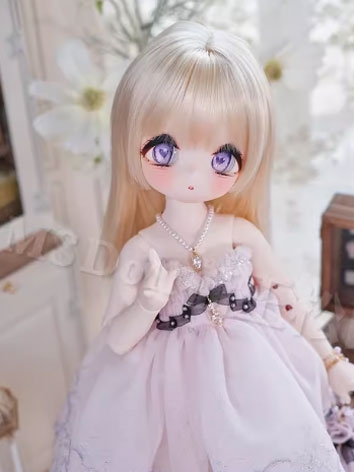 BJD Doll Wig High Temperature Straight Hair for SD Size Ball Jointed Doll