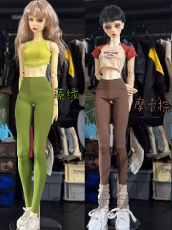 BJD Clothes Female Yoga Base Pants Clothes for SD MSD Size Ball-jointed Doll