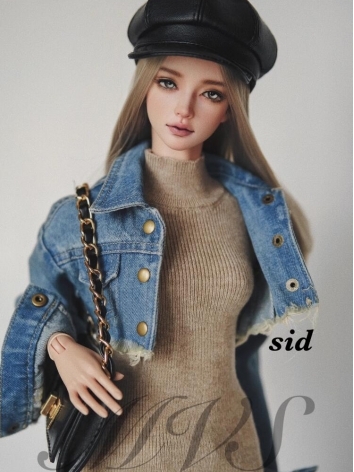 BJD Clothes Female Jeans Jacket Clothes for SD Size Ball-jointed Doll