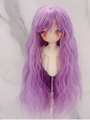 BJD Wig Female Soft Purple ...