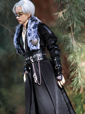 BJD Clothes Ancient Style [Zhuo Sha] Top Pants Kung Fu Suit for 70/73/ID75 Ball-jointed Doll