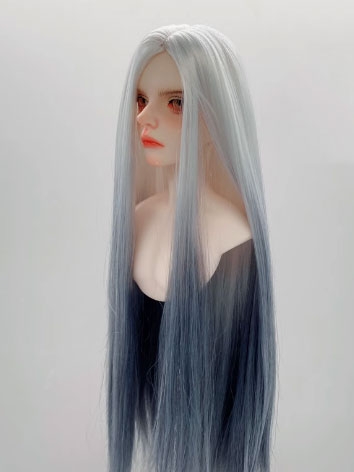 BJD Wig Female Male Soft Straight Ancient Style Straight Wig for SD MSD YOSD Size Ball-jointed Doll