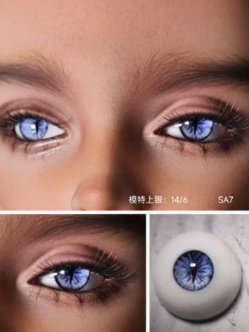 BJD Plaster Resin Eyes (Monster Eyes SA) SA7 10mm 12mm 14mm 16mm 18mm Eyeballs for Ball-jointed Doll