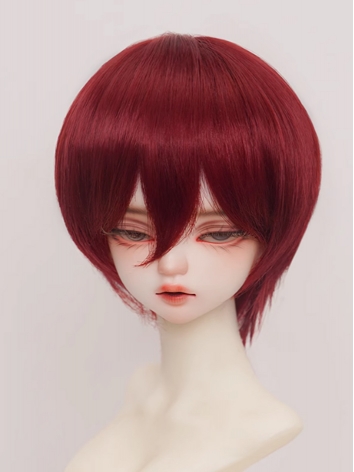 BJD Wig Wine Soft Hair for ...