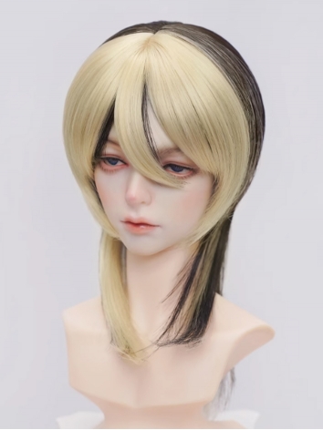 BJD Wig Gold Black Color Ma...