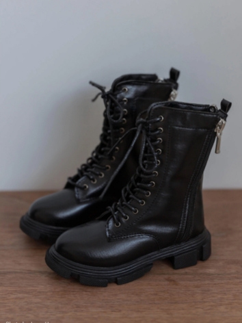 BJD Shoes Boy Black Lace-up...