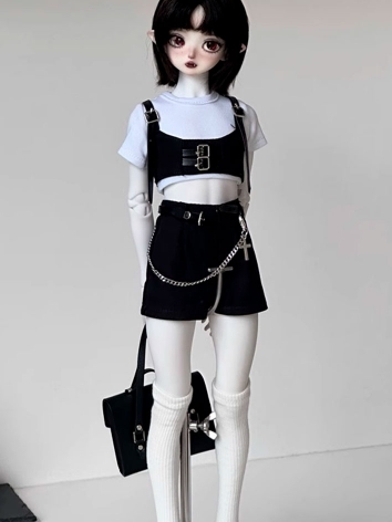 BJD Clothes Girl Black Whit...