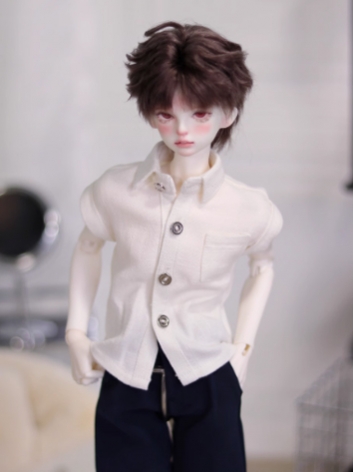 BJD Clothes Off-white Shirt...