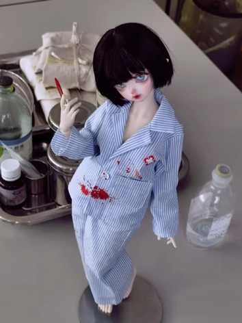 BJD Clothes Girl【Hospital Series】Patient Clothes for MSD Size Ball-jointed Doll