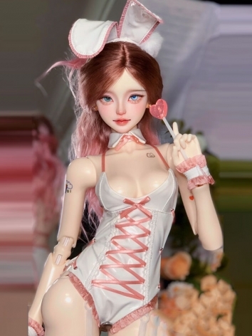 BJD Clothes Girl White Bunn...