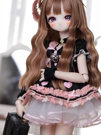 BJD Clothes Girl Black Pink...