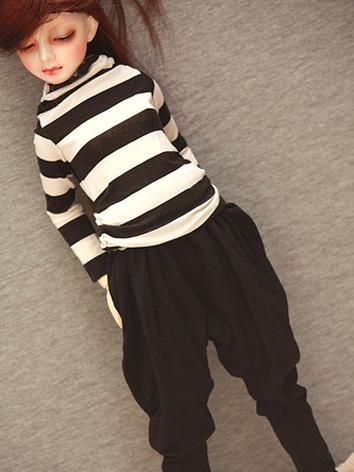 BJD Clothes striped blouse and pants for SD13/SD17/70CM Ball-jointed Doll