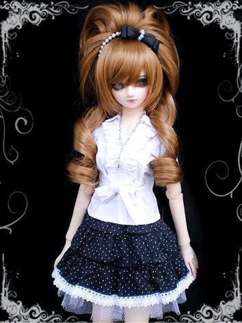 BJD Shibuyahime Wig Brown for SD Size Doll Ball-jointed doll