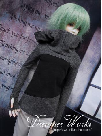 BJD Clothes Black Coat Boy for 70cm Ball-jointed Doll