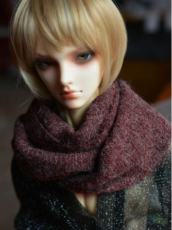 BJD Decoration Muffler Red A020 for 70cm/SD Ball-jointed doll