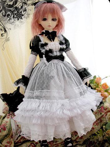 BJD Clothes Black&White Dress for SD Ball-jointed Doll