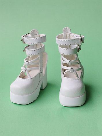 Bjd Shoes Boy/Girl White/Pi...