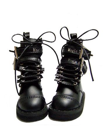 Bjd Shoes Boy/Girl Black Pu...