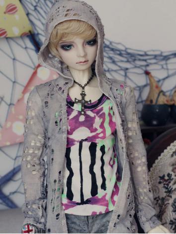BJD Clothes Gray Coat for SD/70cm/MSD/YSD Ball-jointed Doll