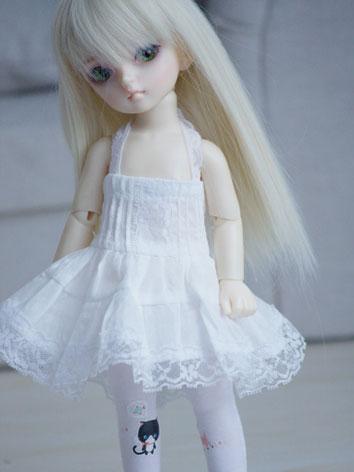 BJD Clothes White Slip dress Sundress for Yo-SD Ball-jointed Doll