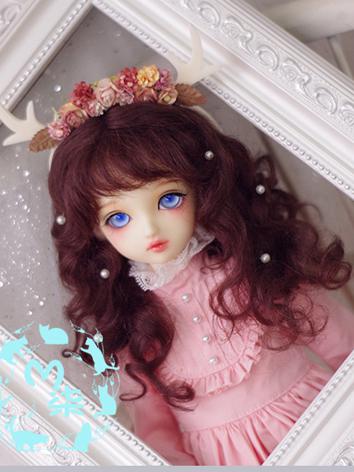 BJD Wig Curly Hair Wig for ...