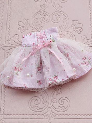 BJD Clothes Female Girl Pink Skirt for SD/DD/MSD Size Ball-jointed Doll