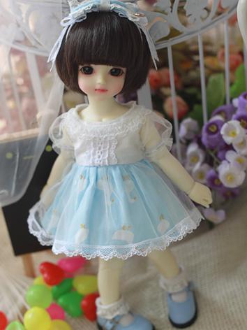 BJD Clothes 1/6 Girl Sweet Dress for YSD Ball-jointed Doll
