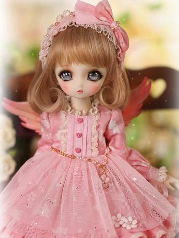 【Limited Edition】Bjd Clothes 1/6 starry body dress- sakura CL6160316 for YSD Ball-jointed Doll