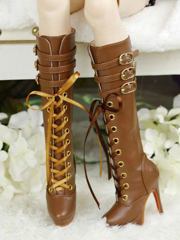 Bjd Brown High-heels Shoes ...