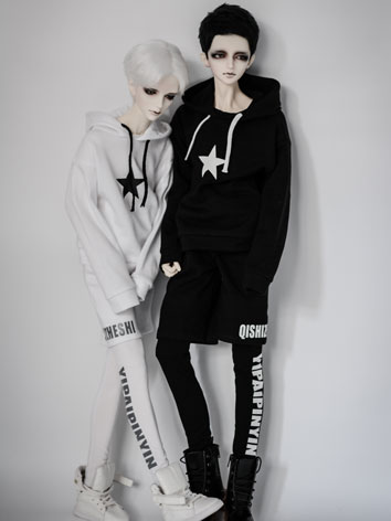 BJD Clothes Street Style Sports Suit A179 for MSD/SD/70cm Size Ball ...