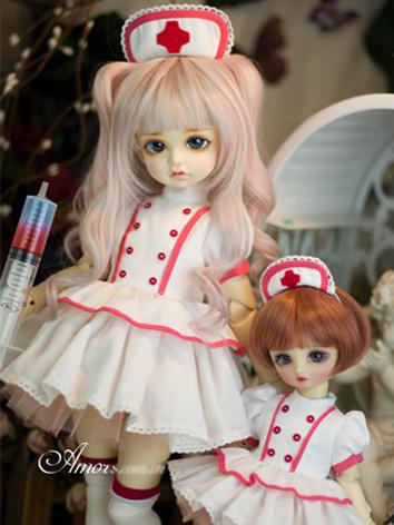 【Limited Item】BJD Clothes 1/4 1/6 Girl Nurse Suit for SD/MSD/YSD Ball-jointed Doll