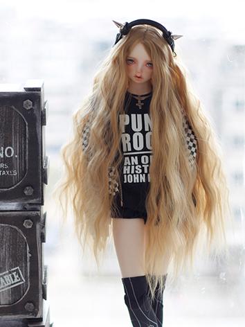 1/3 Wig 9-10inch Girl Curly Hair D04 for SD Size Ball-jointed Doll
