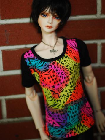 1/3 1/4 70cm Clothes Street T-shirt A047 for MSD/SD/70cm Size Ball-jointed Doll