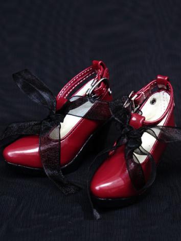 1/3 Shoes Girl Wine Highheels for SD Ball-jointed Dol